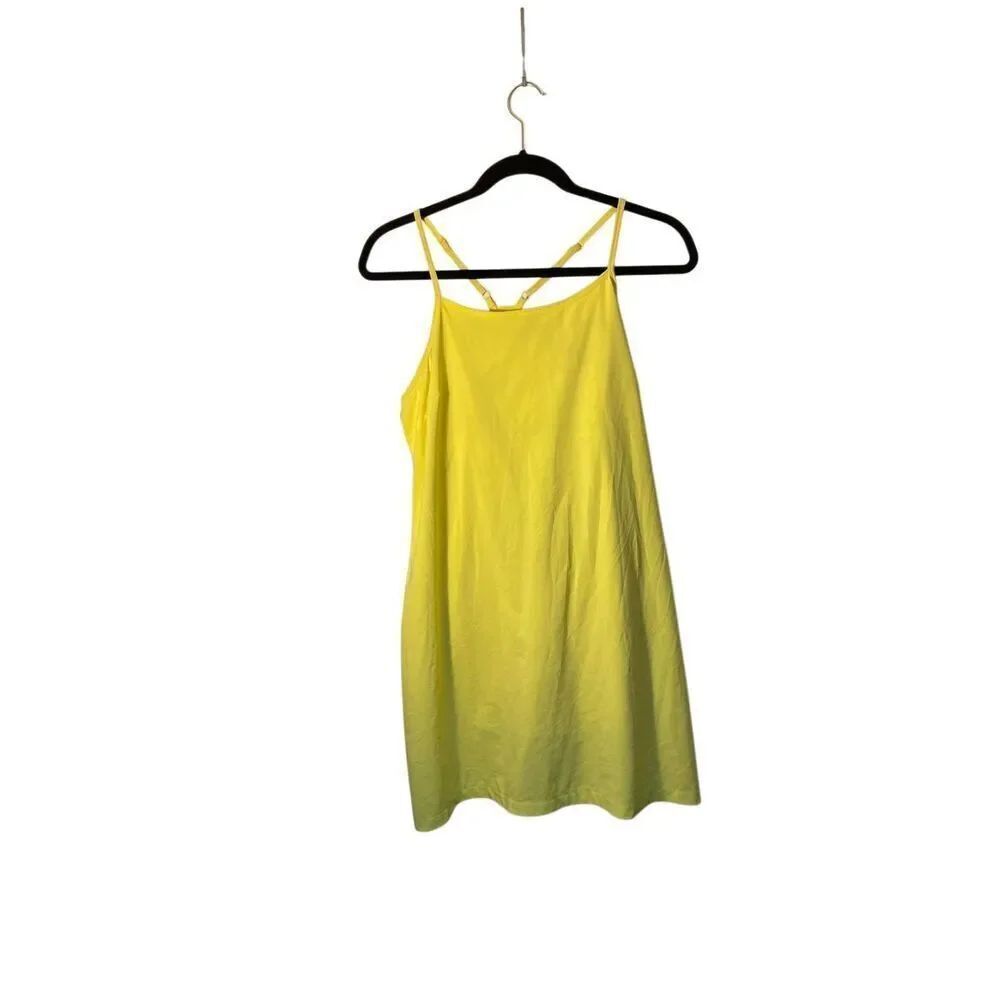 All in motion women’s yellow, athletic athleisure golf pickle ball dress medium
